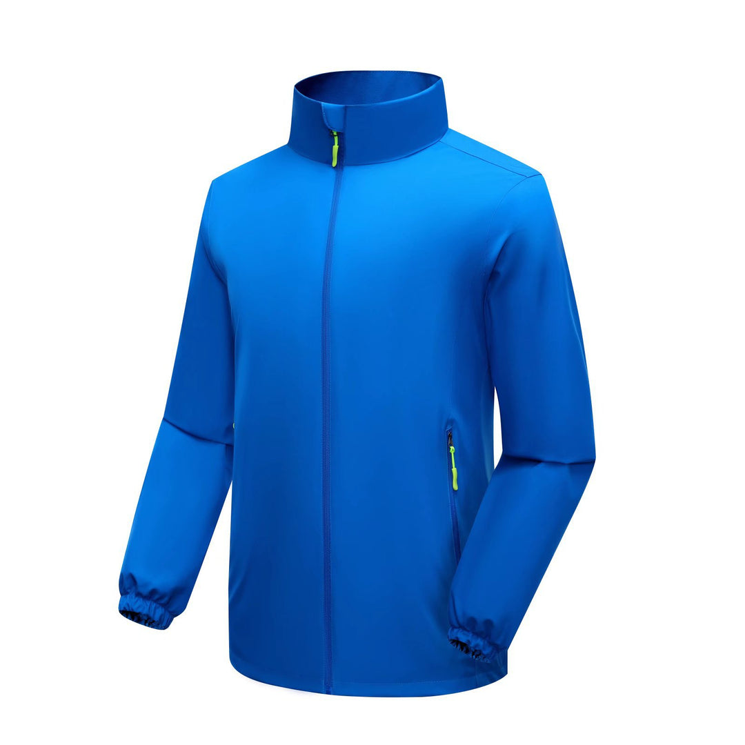 Herren Leichte Softshell‑Regenjacke mit hohem Stehkragen und winddichter Mikrofaserschale Nord Taschen