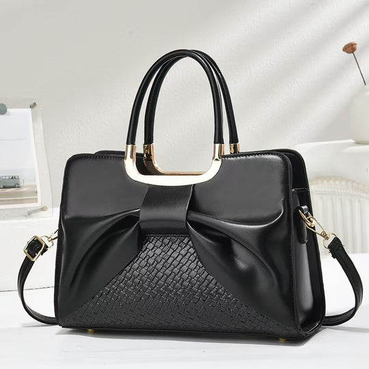 Damen elegante Handtasche mit Schleifenakzent Nord Taschen