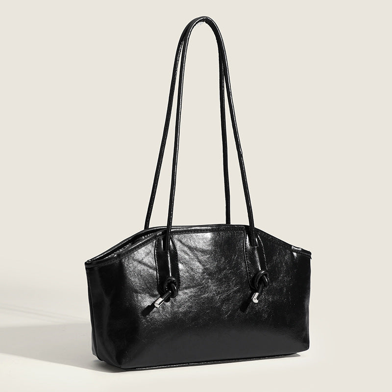Damen elegante Handtasche mit innovativem Kordelzug Nord Taschen