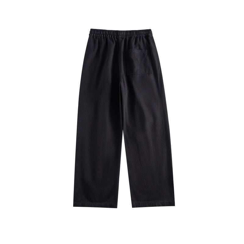 Damen Weite Culotte-Hose im Utility-Stil mit elastischem Bund, Tunnelzug und aufgesetzten Taschen Nord Taschen