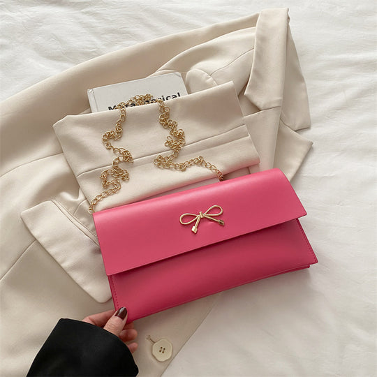 Damen elegante Clutch im minimalistischen Design mit goldenen Akzenten Nord Taschen