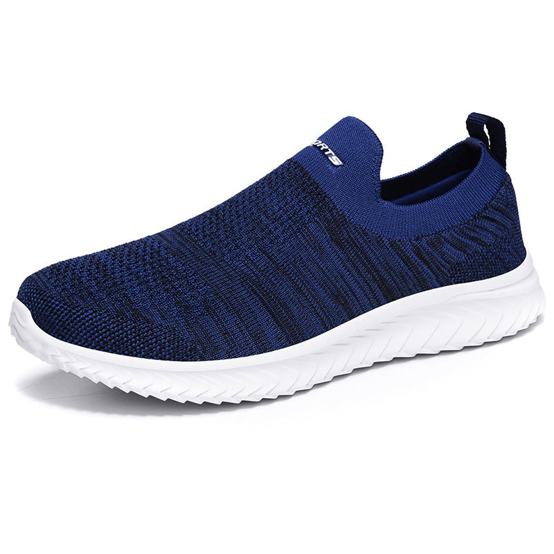 Damen Atmungsaktive Slip-On Sneakers mit elastischem Strick-Obermaterial