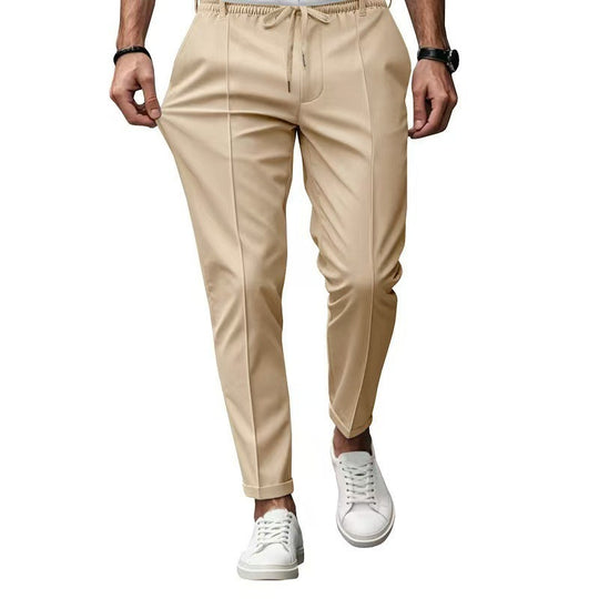 Herren elegante Freizeit-Hose mit elastischem Bund und seitlichen Eingrifftaschen Nord Taschen