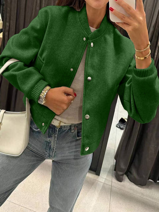 Damen Sportliche Oversized-Jacke Nord Taschen
