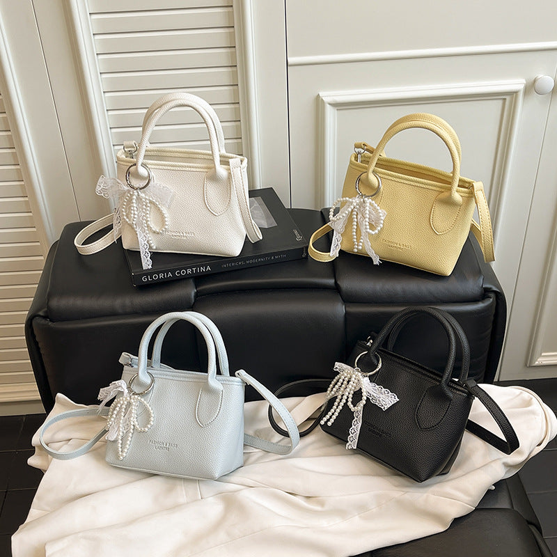 Damen hochwertige Handtasche im eleganten knautschbaren Design Nord Taschen