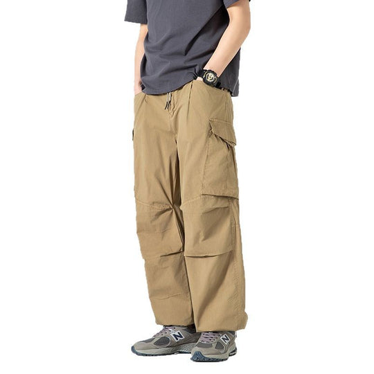 Herren Weite Cargo-Hose mit Tunnelzugbund, Multifunktions-Taschen und teilbaren Kniepartien Nord Taschen