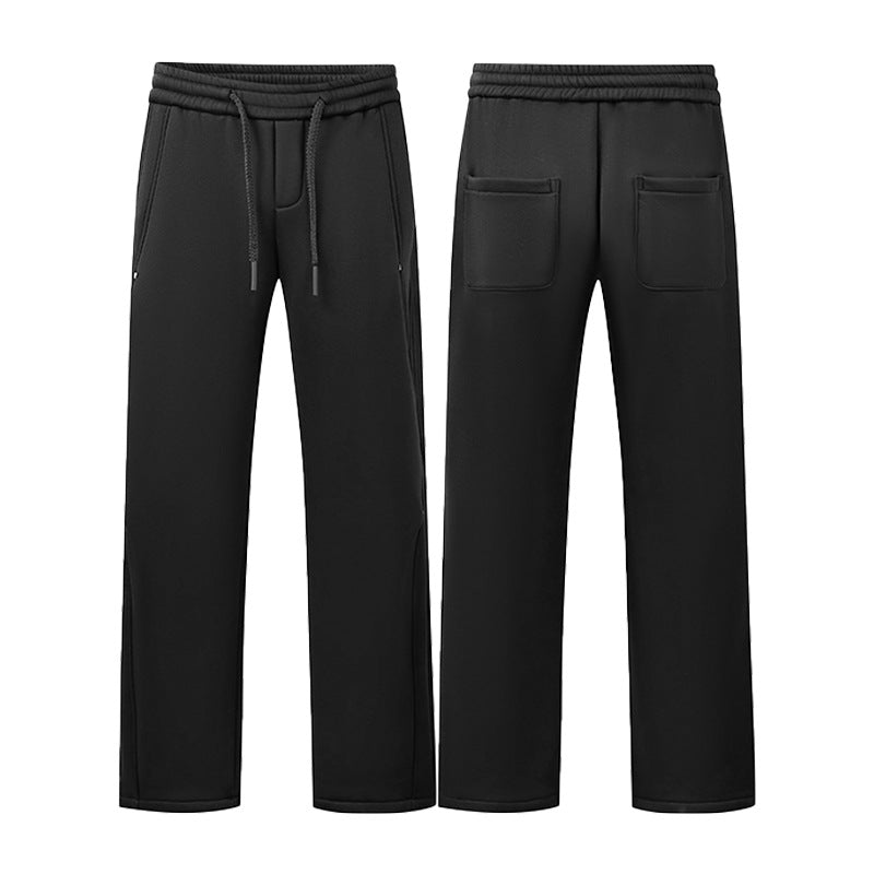Unisex Locker geschnittene Sweatpant mit geradem Bein, elastischem Bund und aufgesetzten Gesäßtaschen Nord Taschen