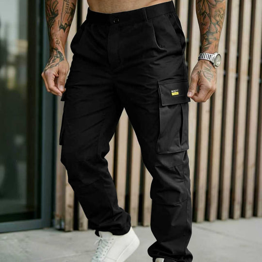 Herren Cargohose mit konisch zulaufendem Bein und Multifunktions‑Taschen Nord Taschen