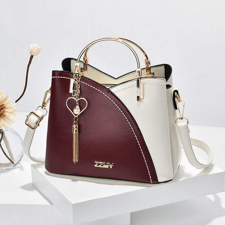 Damen Handtasche mit modernen Farbakzenten und eleganter Struktur Nord Taschen