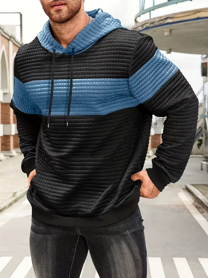 Herren Urbaner Kapuzenpullover mit innovativer Struktur Nord Taschen