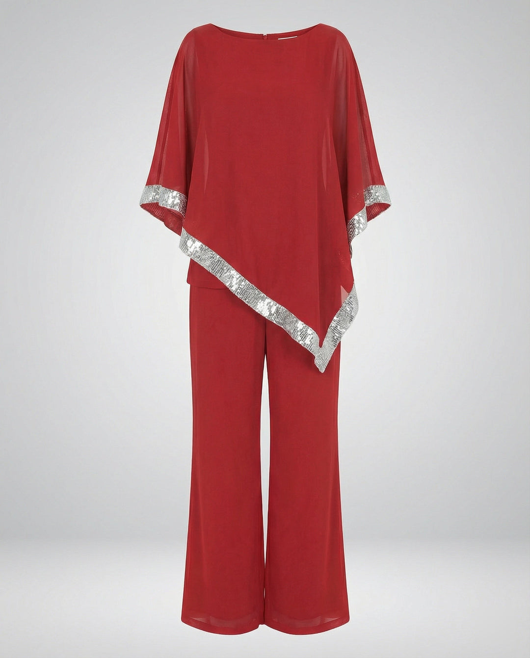 Damen Zweiteiler Set Abend Palazzohose