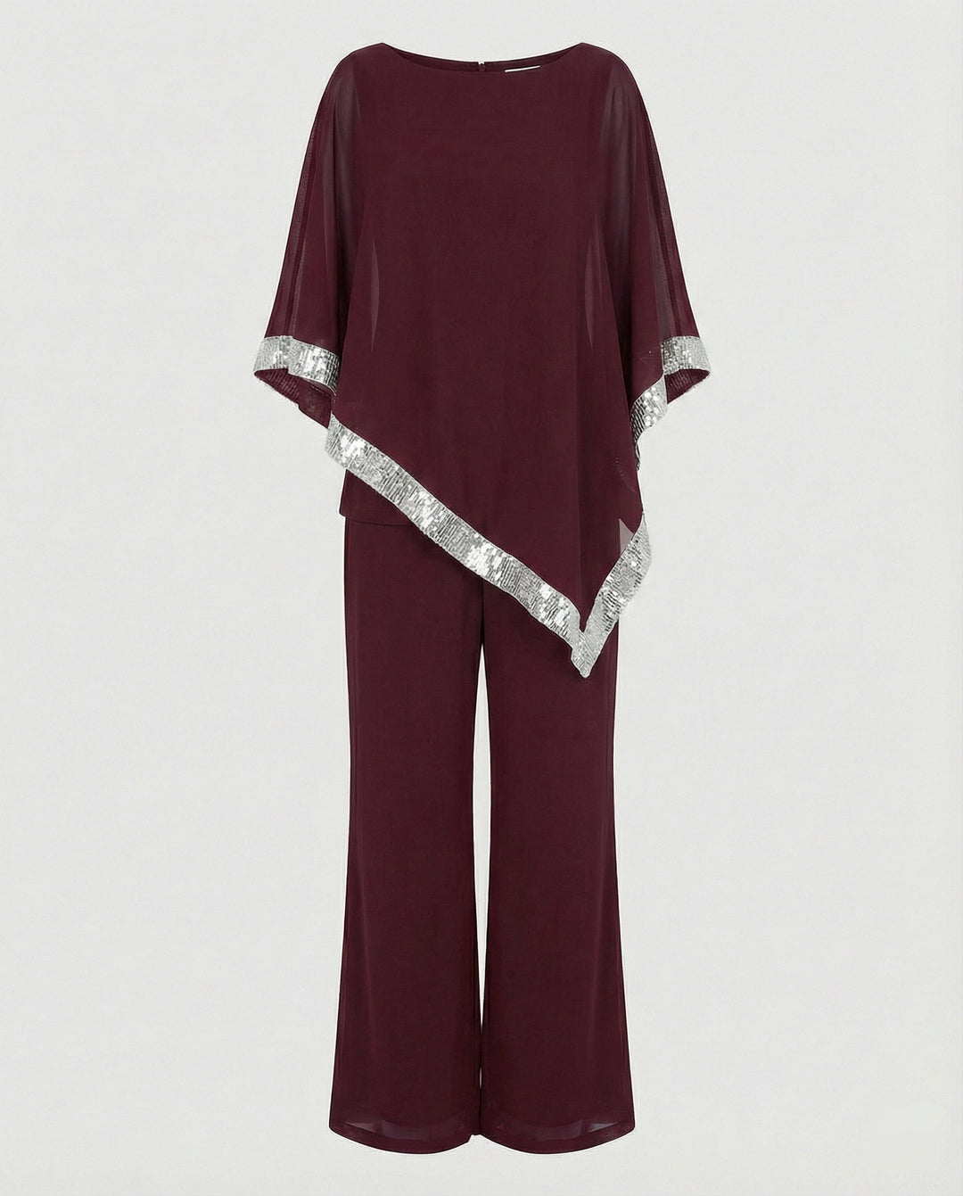 Damen Zweiteiler Set Abend Palazzohose