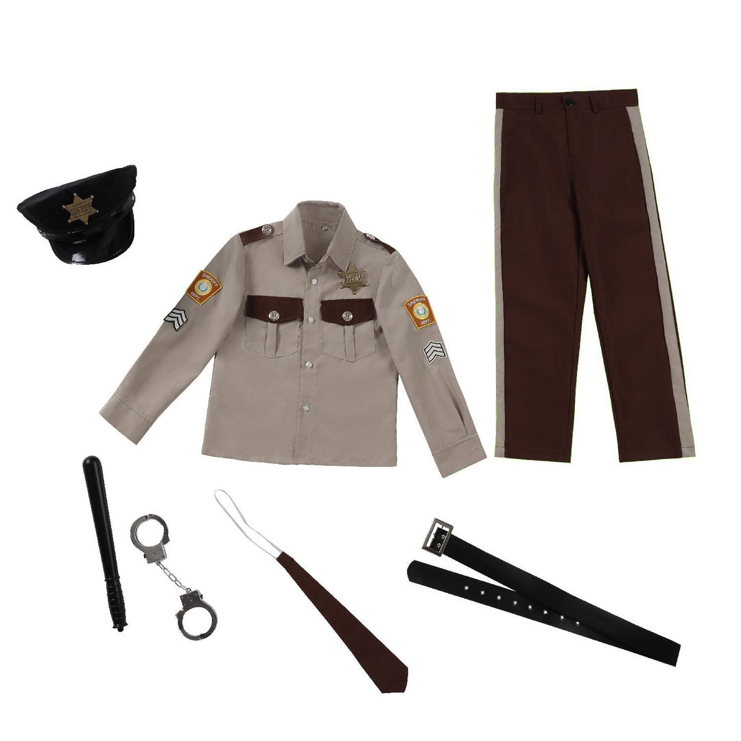 Jungen Polizei Kostüm mit Zubehör Nord Taschen