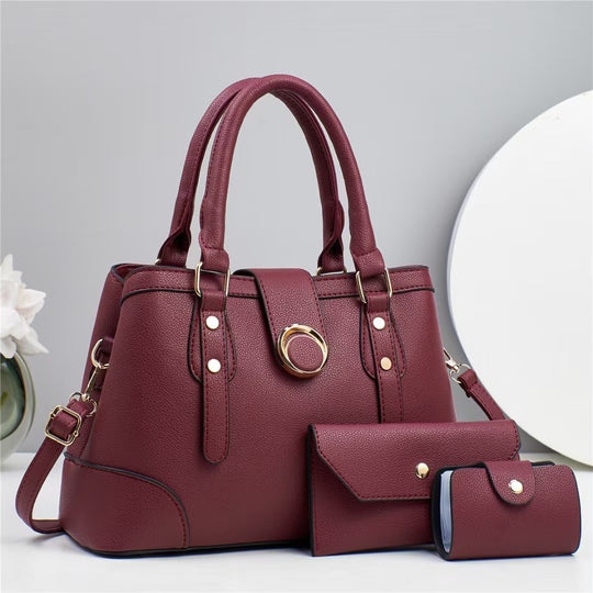Damen elegante Tragetasche mit abnehmbarem Mini-Portemonnaie von Nord Taschen