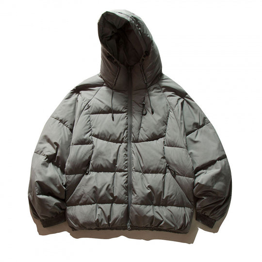 Unisex Oversize Thermo‑Pufferjacke im Boxy‑Cut mit Kapuze und Raglanärmeln Nord Taschen