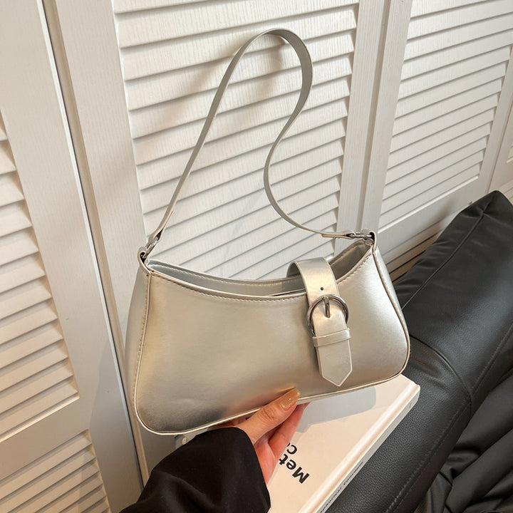 Damen elegante Handtasche mit originellem Schnallenverschluss Nord Taschen
