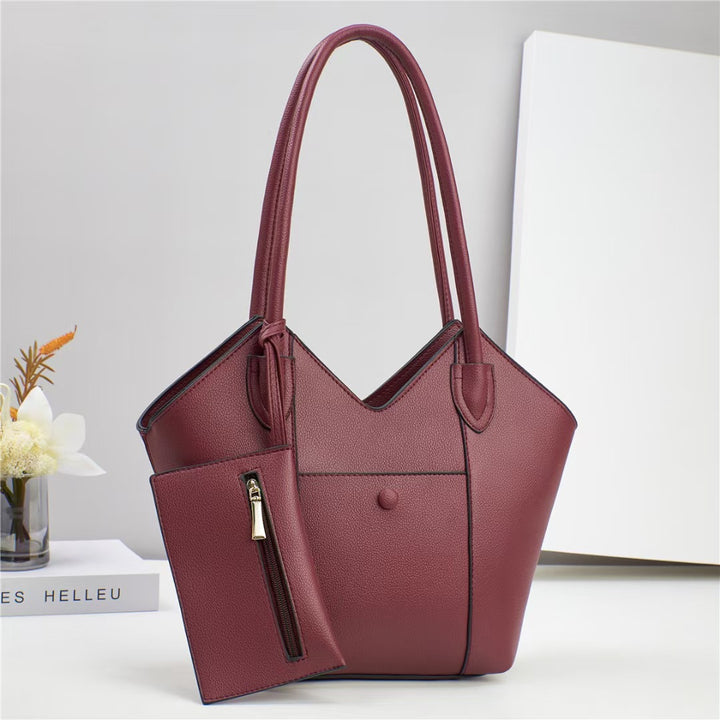 Damen elegante Tragetasche mit praktischem abnehmbarem Mini-Etui Nord Taschen