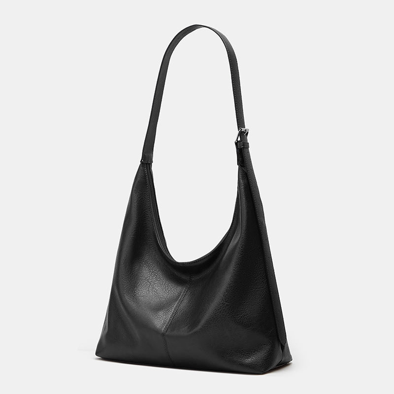 Damen Hobo-Tasche mit geschmeidiger Lederstruktur und verstellbarem Schulterriemen Nord Taschen