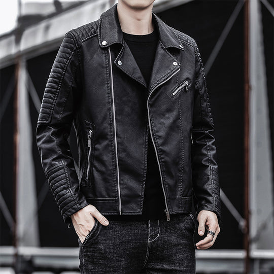 Herren Bikerjacke Nord Taschen