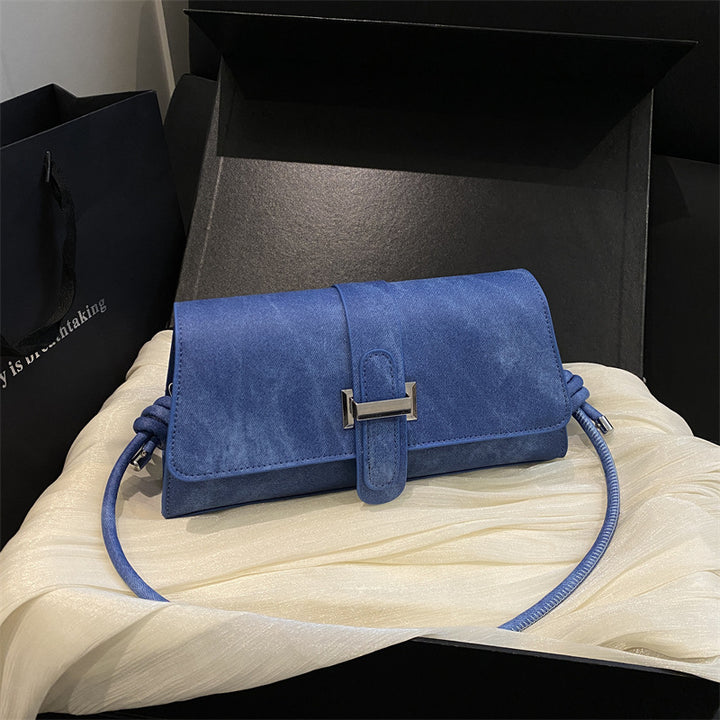 Damen schicke Umhängetasche mit elegantem Klappverschluss Nord Taschen