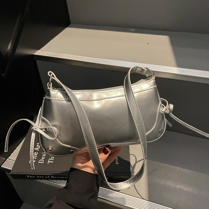 Damen trendige Umhängetasche mit eleganter Schnürung Nord Taschen