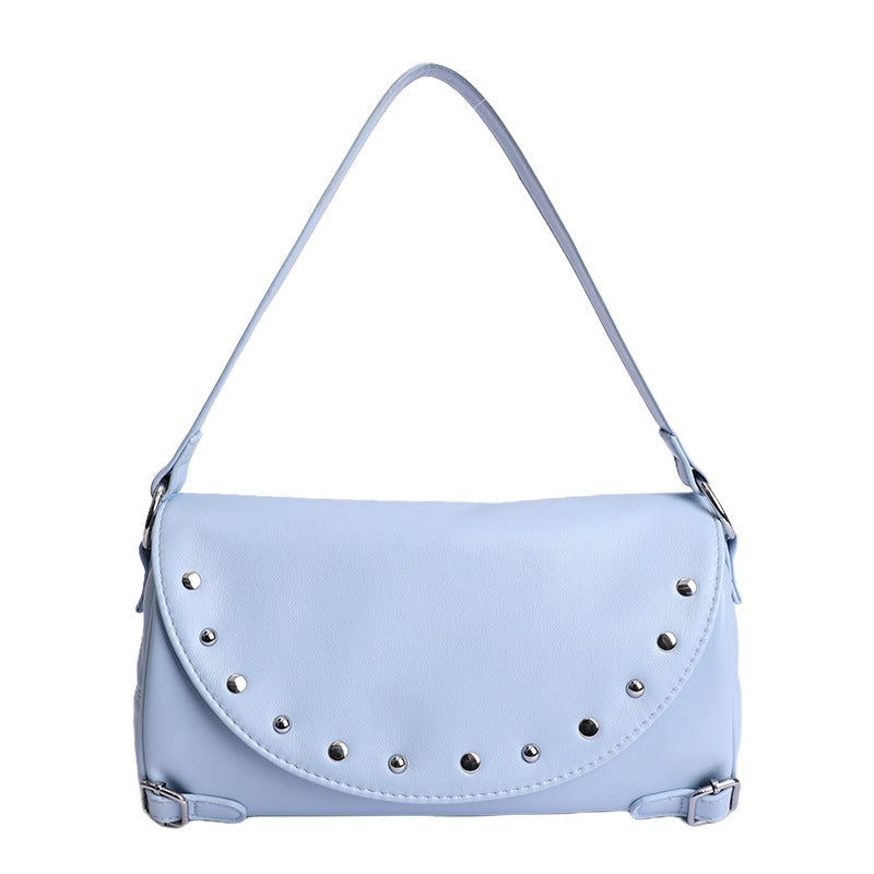 Damen Hobo-Tasche mit modischen Nietenakzenten und praktischem Verschluss Nord Taschen