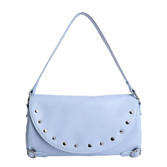 Damen Hobo-Tasche mit modischen Nietenakzenten und praktischem Verschluss Nord Taschen