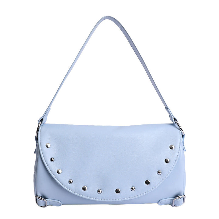 Damen Hobo-Tasche mit modischen Nietenakzenten und praktischem Verschluss Nord Taschen