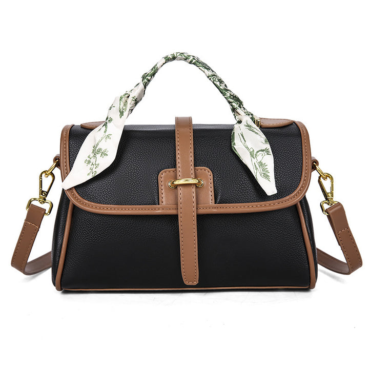 Damen elegante Handtasche mit modischem Schal-Detail Nord Taschen