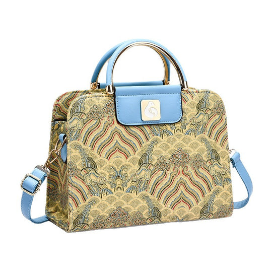Damen strukturiertes Shopper-Tasche mit verspieltem Design Nord Taschen