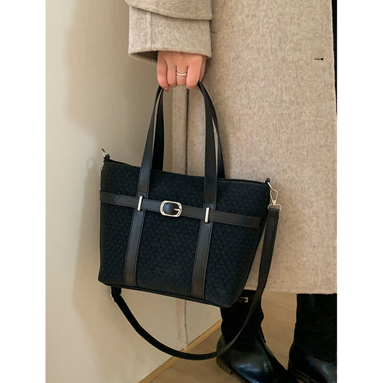 Damen modische Tragetasche mit strukturiertem Design und abnehmbarem Schulterriemen Nord Taschen