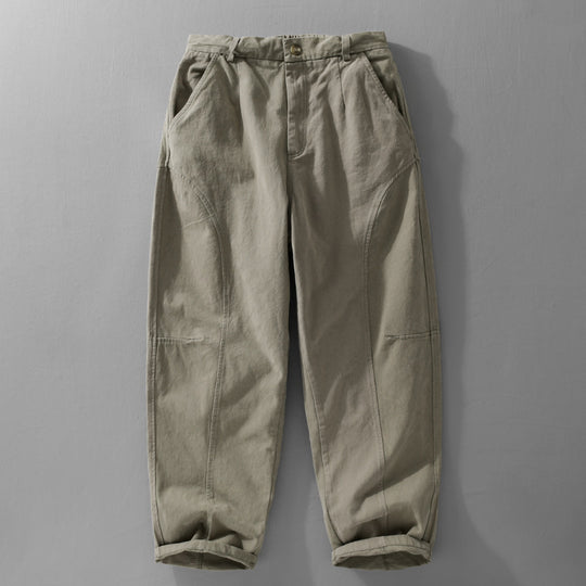 Herren Lockere Cargohose im Utility‑Stil mit verstärkten Kniepaneelen und konischem Bein Nord Taschen