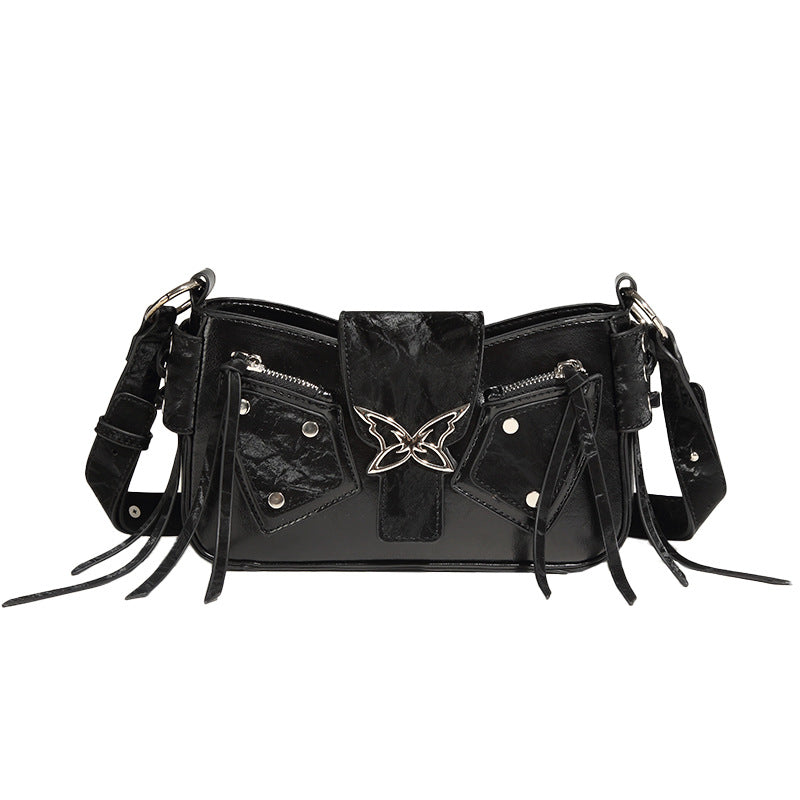 Damen Umhängetasche mit verspieltem Design und fransenbesetztem Detail Nord Taschen