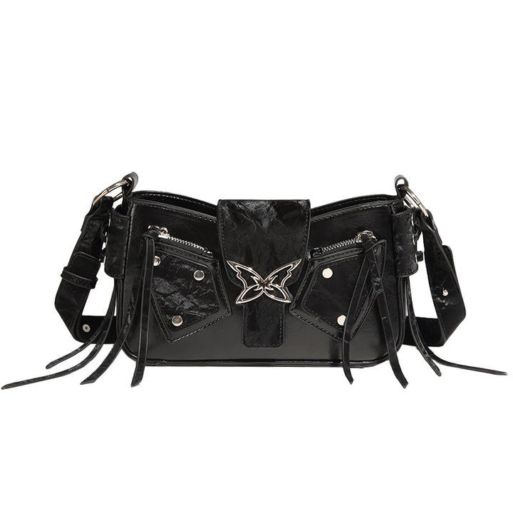 Damen Umhängetasche mit verspieltem Design und fransenbesetztem Detail Nord Taschen