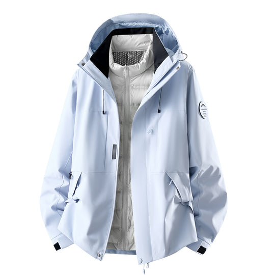 Damen Multifunktionale Outdoorjacke mit herausnehmbarer Stepp-Innenjacke Nord Taschen