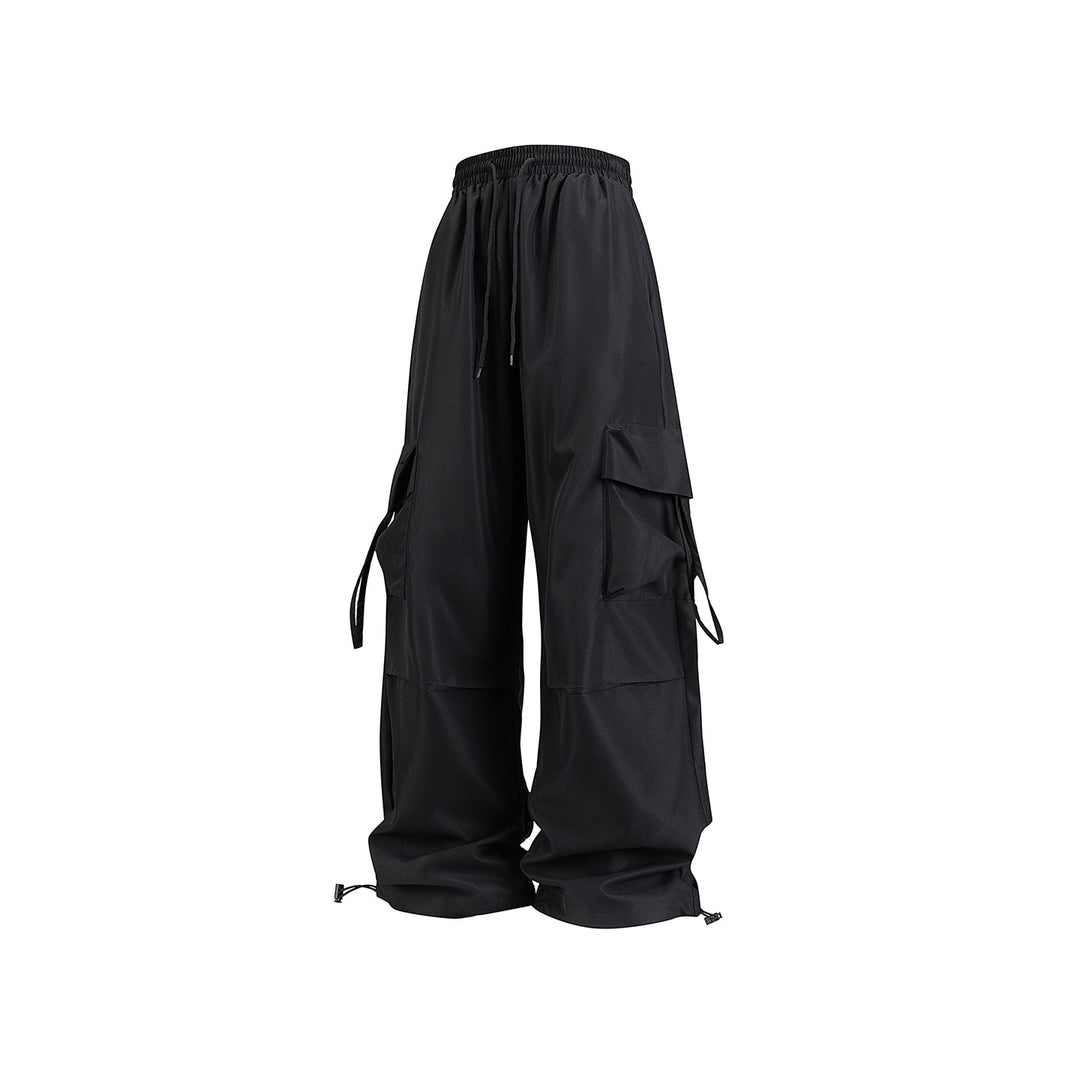 Unisex Weite Cargo‑Hose im Baggy‑Cut mit Tunnelzugbund, Mehrfachklappen und verstellbaren Beinabschlüssen Nord Taschen