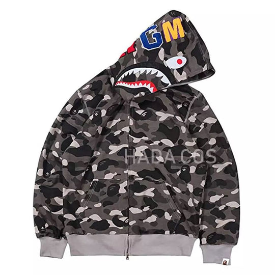 Damen Kapuzenjacke mit modernem Camouflage-Design und hochwertiger Baumwollmischung