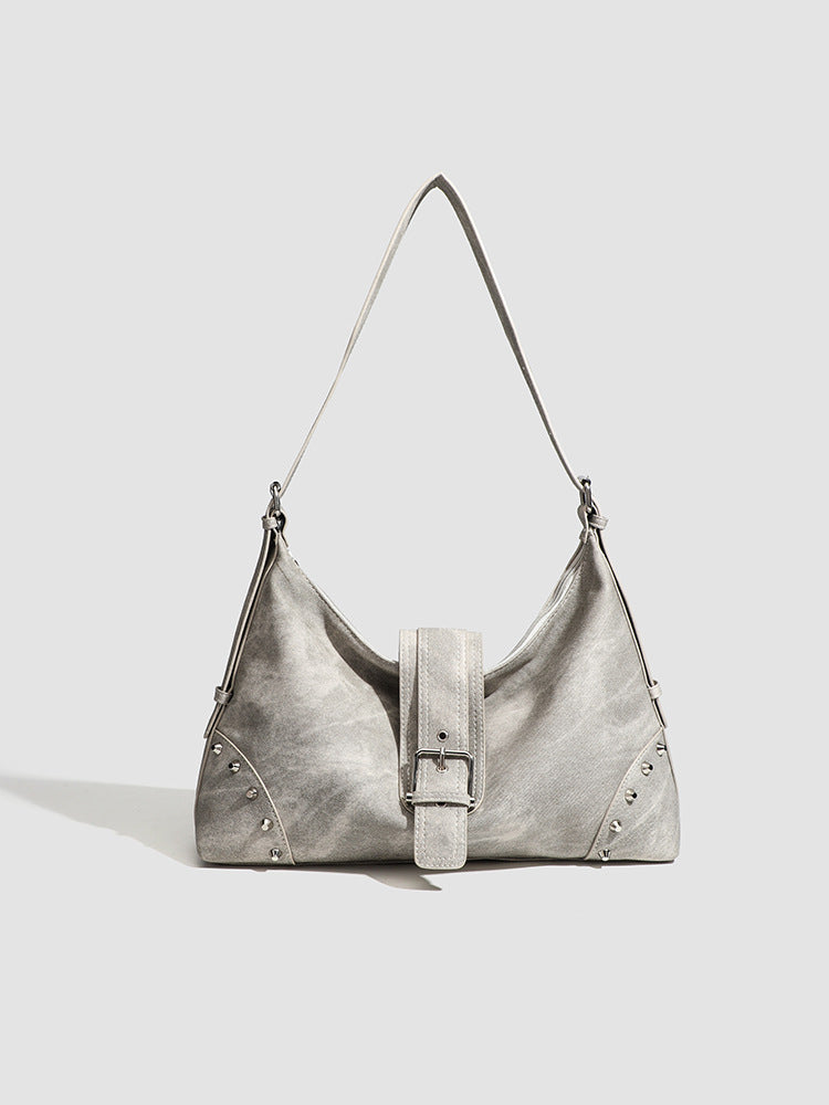 Damen modische Hobo-Tasche mit dekorativen Schnallen und hochwertigen Details Nord Taschen