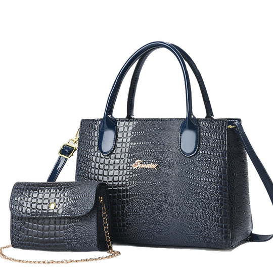 Damen modische Handtasche mit praktischer Mini-Clutch Nord Taschen