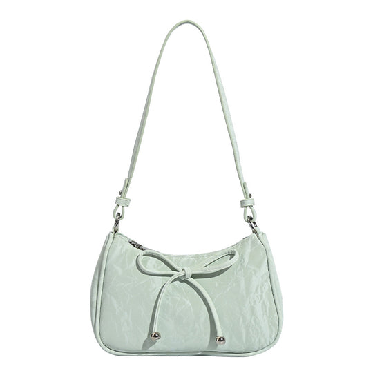 Damen elegante Mini-Handtasche mit verspieltem Kordelzug Nord Taschen