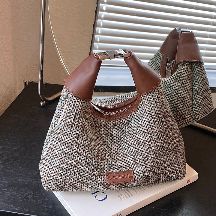 Damen Handtasche mit stilvollem Gewebe Nord Taschen