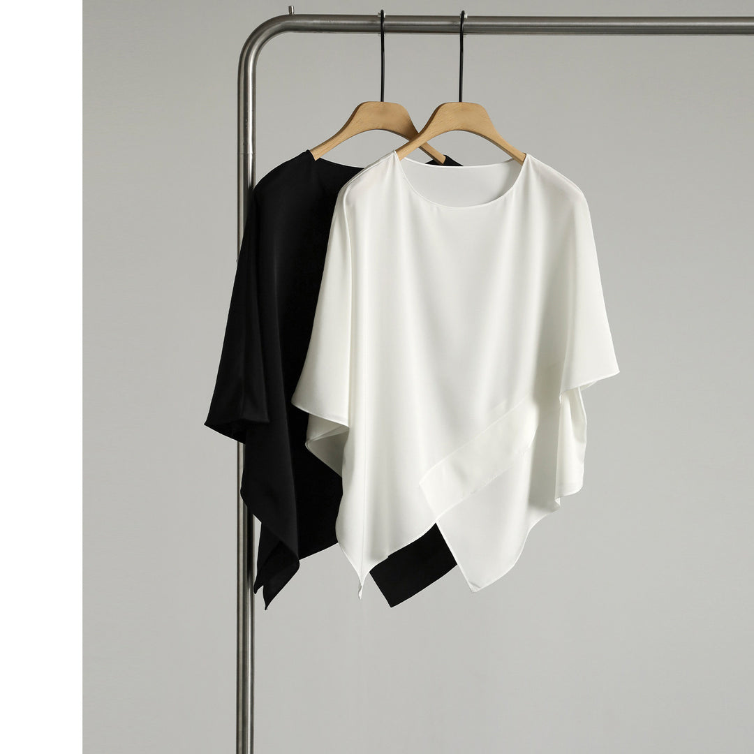 Damen Modische Wickelbluse Nord Taschen