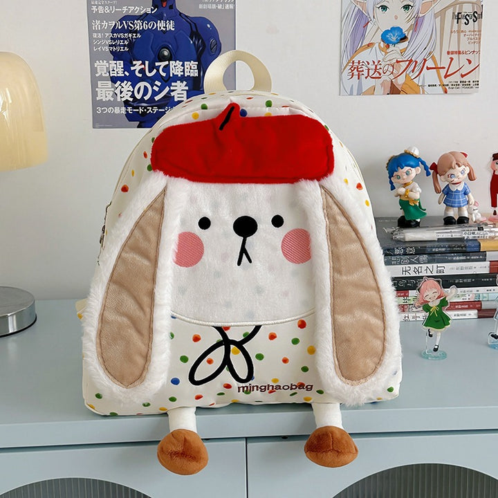 Damen Kinderrucksack im verspielten Hundedesign mit komfortablem Tragesystem Nord Taschen