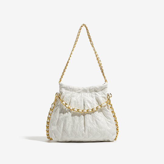 Damen Hobo-Tasche mit luxuriösem Kettenakzent und gefaltetem Design Nord Taschen