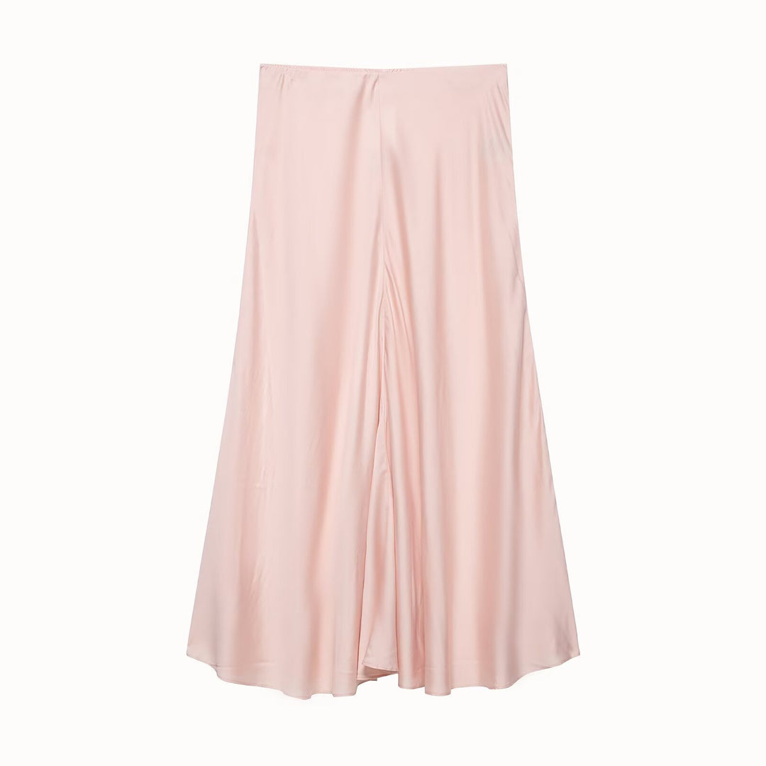 Damen Fließender Maxirock mit taillenhohem Bund und A‑Linien‑Silhouette Nord Taschen