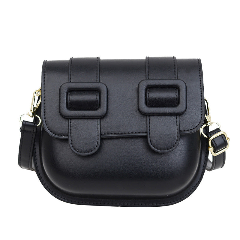Damen Schultertasche mit doppelten Schnallen Nord Taschen