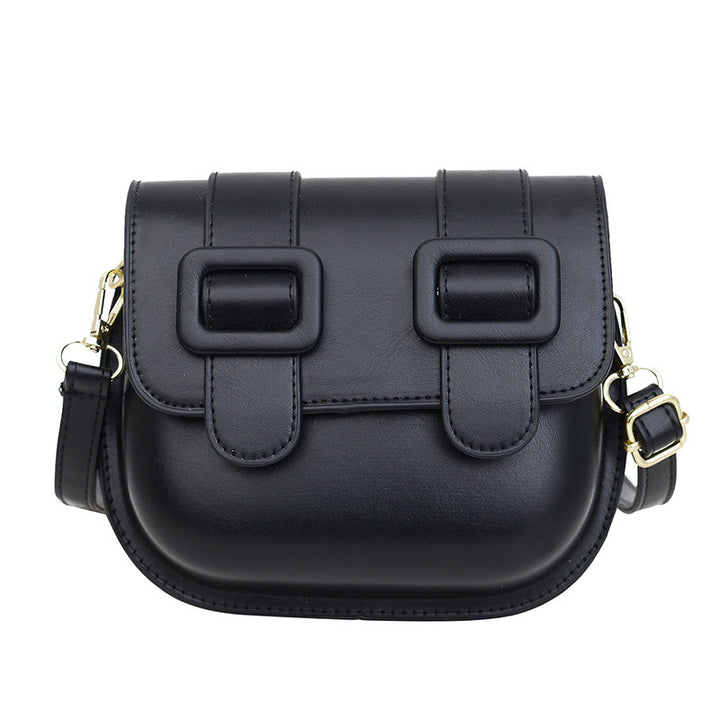 Damen Schultertasche mit doppelten Schnallen Nord Taschen