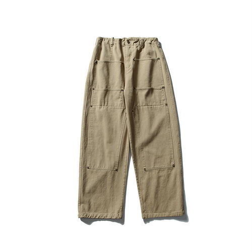 Herren weite Utility-Arbeitshose mit aufgesetzten Patch‑Taschen und elastischem Bund Nord Taschen