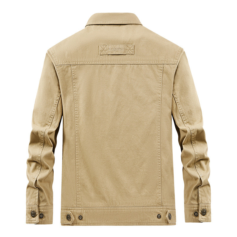 Herren  leichte Canvas-Fieldjacke mit Brustklappe, atmungsaktivem Mesh-Innenfutter und mehreren Eingrifftaschen Nord Taschen