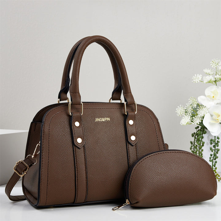 Damen Elegante Handtasche mit abnehmbarer Kosmetiktasche Nord Taschen
